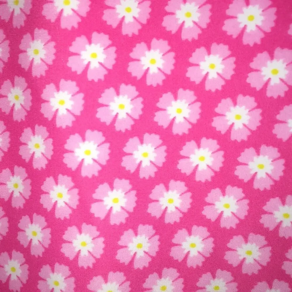 I Play Flower Swim Shirt Size 12 Months Pink